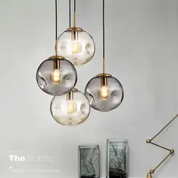 Nordic чердак неправильной формы стеклянный подвесной светильник книги по искусству Ретро Том Диксон спальня прикроватная обеденная