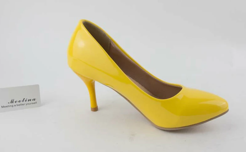 Women Astounding Patent Leather High Heels Display 2