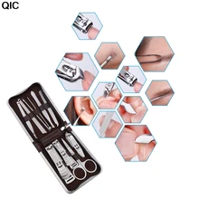 Нержавеющая сталь носком кусачки для ногтей кутикулы Pusher Ложка для снятия резак Нипер Напильники Лаки для ногтей маникюр Ножницы триммеры