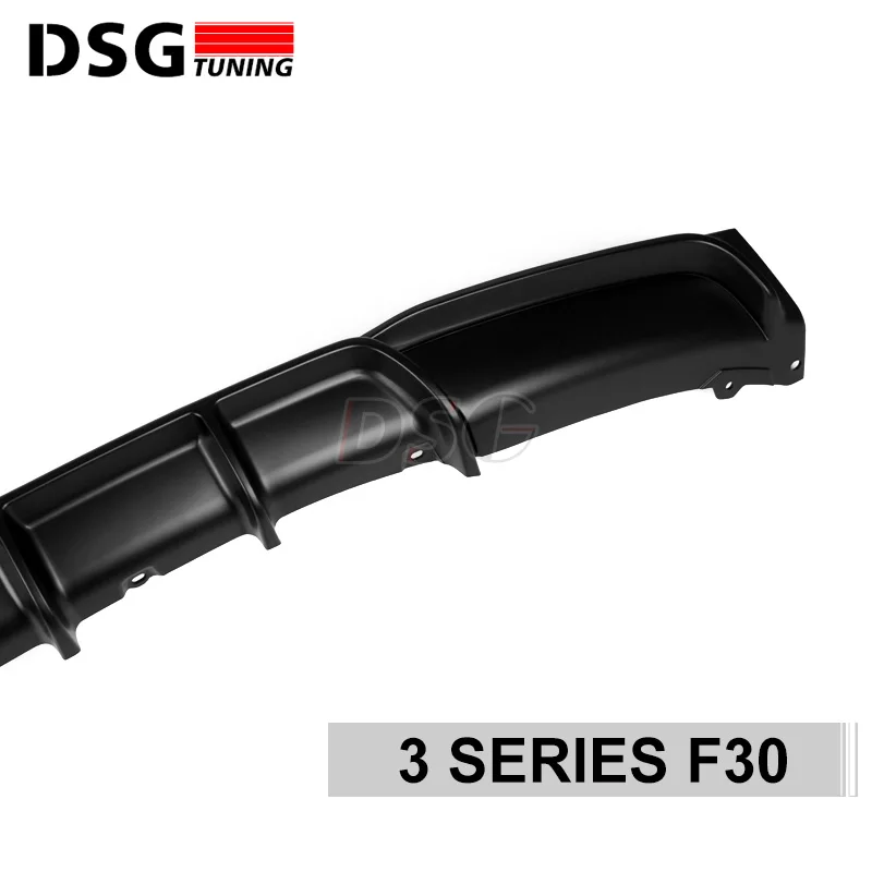 Parachoques trasero difusor para BMW Serie 3 F30 F31 M edición ABS negro brillante/negro mate 4- puertas labio trasero 2012 +