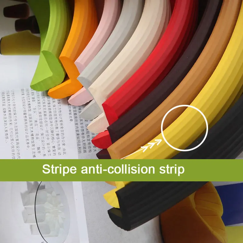 Child Protection 2M Length Stripe Anti-collision Strip Baby Child  Safety Edge Furniture Corner Security Child Lock