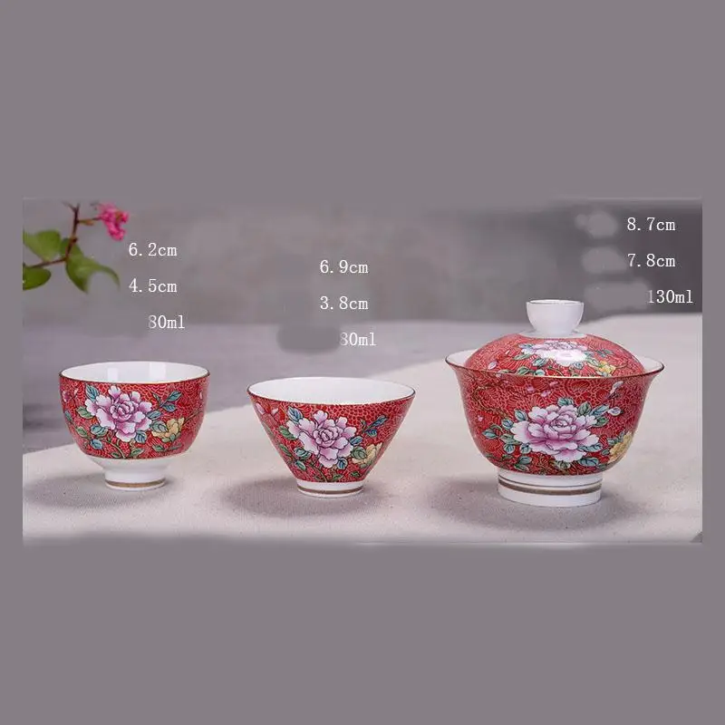  8 Pcs Kung Fu Tea Set Teapot Kettle Chinese Travel Ceramic Portable Teaset Ceramic Tray Coffee Cup 