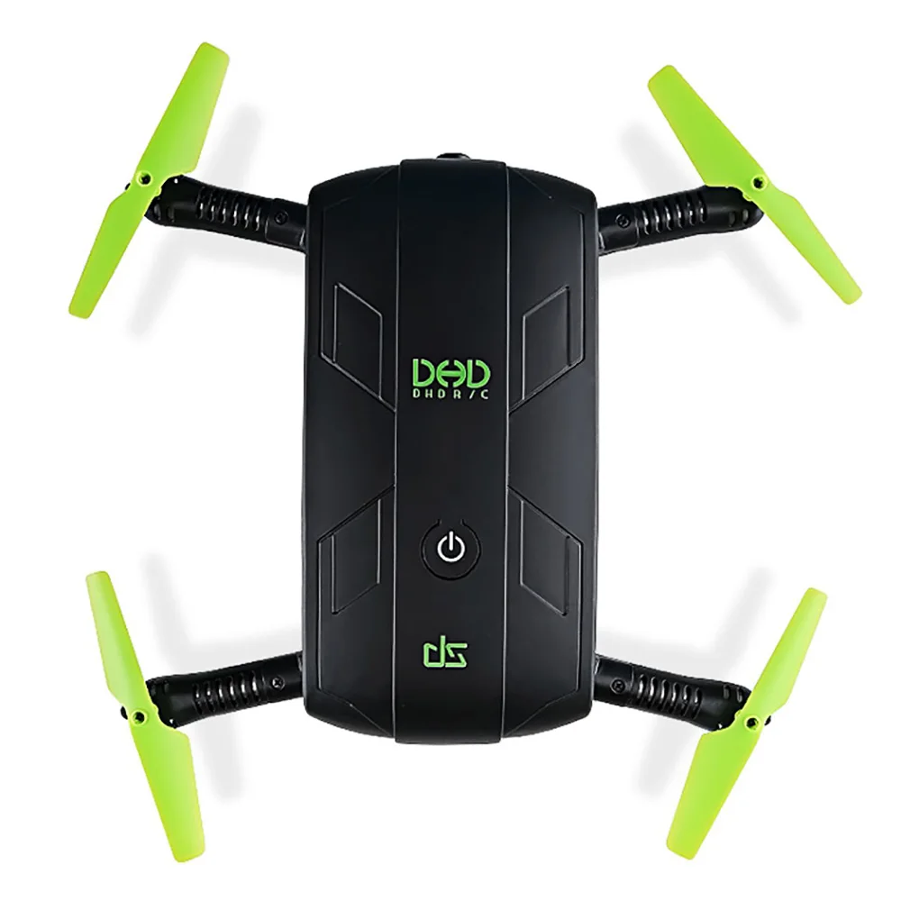 Новый мини складной Радиоуправляемый Карманный Дрон игрушки WiFi FPV 0.3MP камера