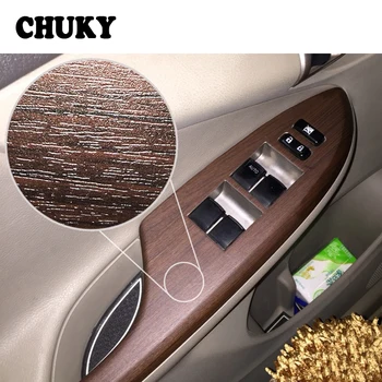 

CHUKY PVC Premium Wood Grain Vinyl Wrap Film Car Interior Decoration Stickers For Renault megane 2 3 Kia rio ceed Mitsubishi