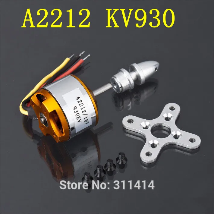 

4sets/lot XXD A2212 930KV Brushless Outrunner Motor 15T For RC Aircraft KK 4Axis QuadCopter UFO Multirotor + Free Shipping