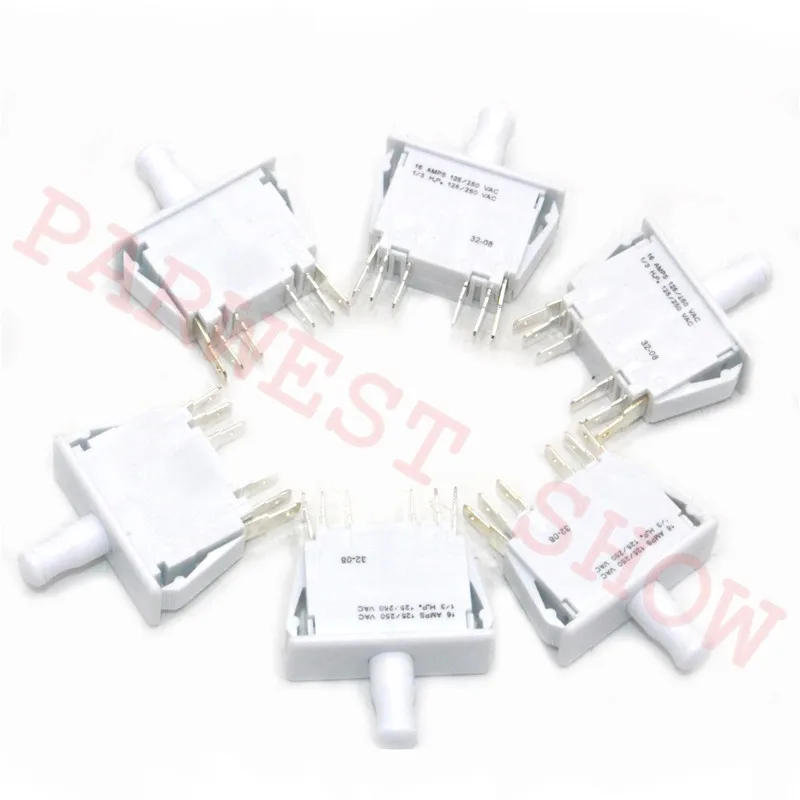 10pcs White Door Microswitch Drawer Lock 3Pin/6Pin Switch for Coin Arcade Game Machine Parts Cabinet Accessories | Спорт и
