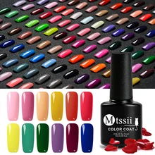 

Mtssii 7ML Gel Nail Art Polish Pure Color Semi Permanent UV LED Long-lasting Gel Varnish Macaron Soak off Varnish Gel Lacquer
