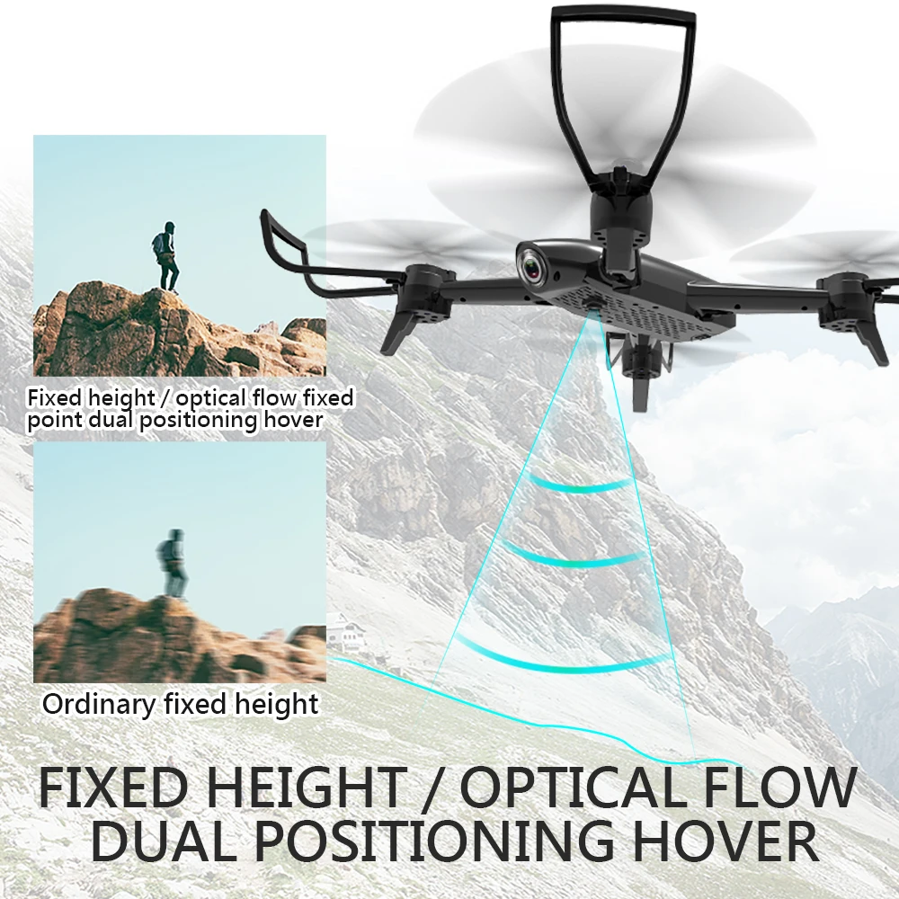 SG106 RC дроны 4K Двойная камера WiFi FPV вертолет 1080P HD Квадрокоптер самолет воздушная
