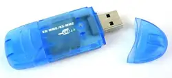 Оптовая продажа Dropship Новый USB 2.0 SDHC карты памяти SD Reader MMC RS-MMC 8 ГБ 16 ГБ