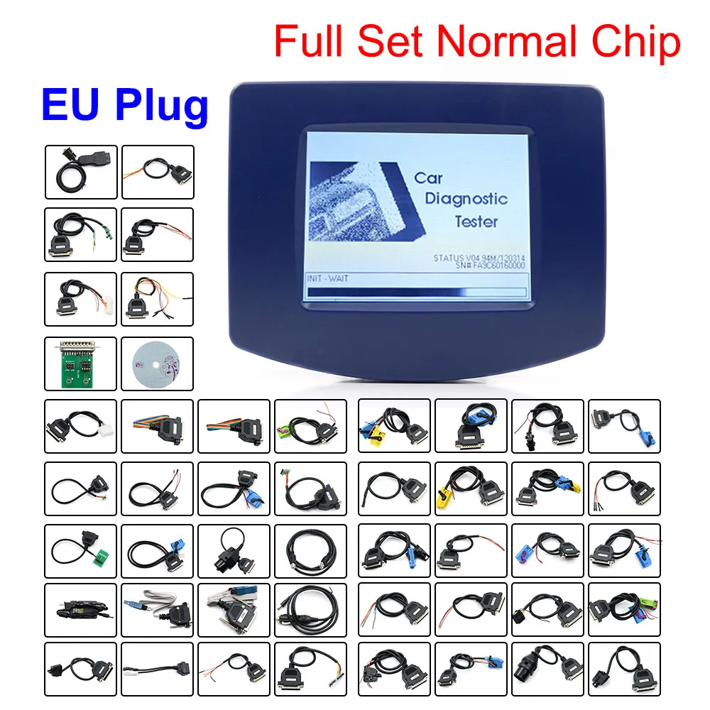 Новейший Основной блок Digiprog III V4.94 Digiprog 3 с OBD2 ST01 ST04 инструмент для коррекции одометра Digiprog3 - Цвет: full set EU Plug