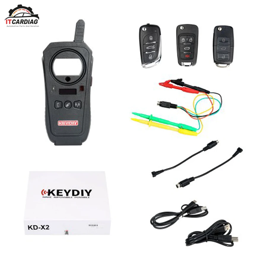 

KEYDIY KD-X2 Remote Maker Unlocker and Generator-Transponder Cloning Device with 96bit 48 Transponder Copy Function No Tokens