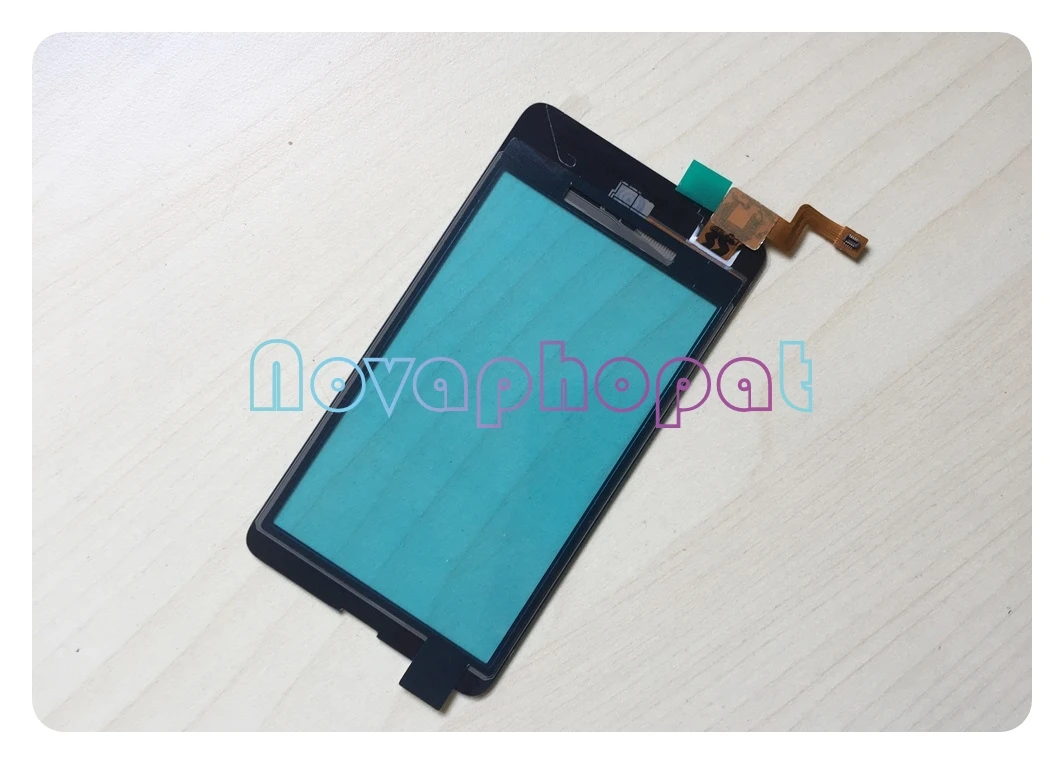 Novaphopat 4.0&quot Black touchscreen For Nokia X Dual SIM RM-980 Touch Screen Digitizer Front Glass Panel Replacement + tracking |