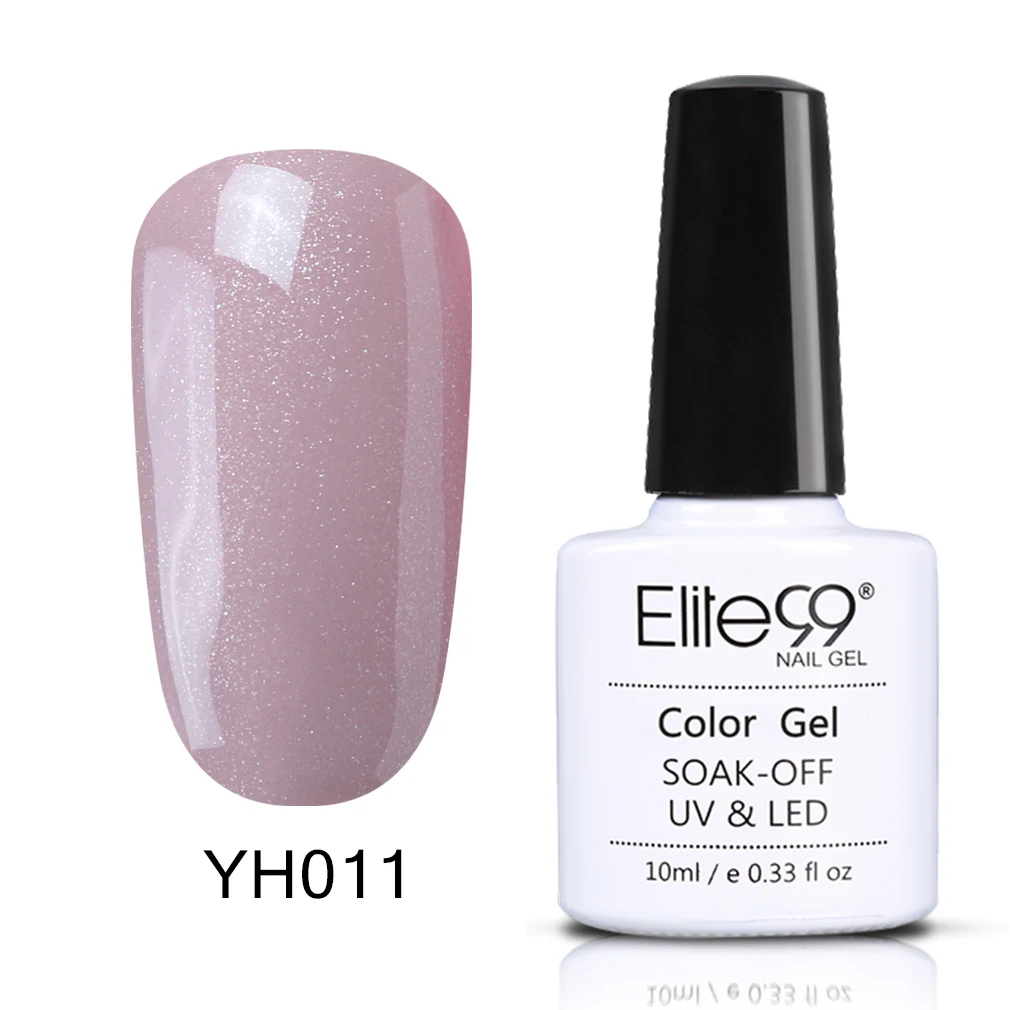 Elite99 уф-гель лак для ногтей 10 мл долгое уф-гель красочные Polishes наир искусство выбрать 1 розовая серия в 12 цветах - Цвет: YH011-10ML