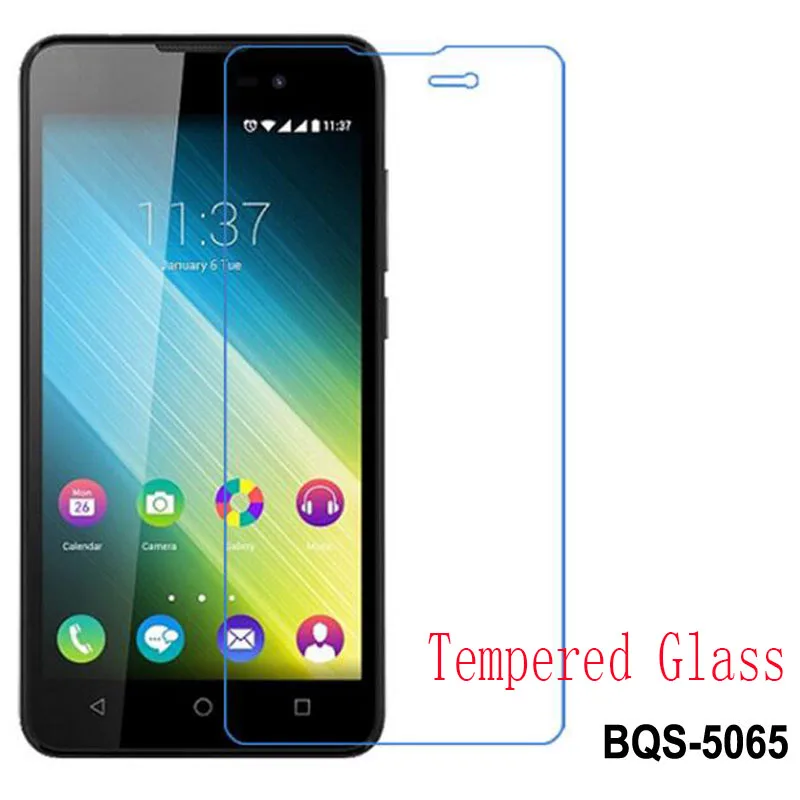 

2PCS Ultra-thin 0.26mm High Quality Tempered Glass Film Explosion-proof Screen Protector For BQ BQS-5065 Choice protective cover