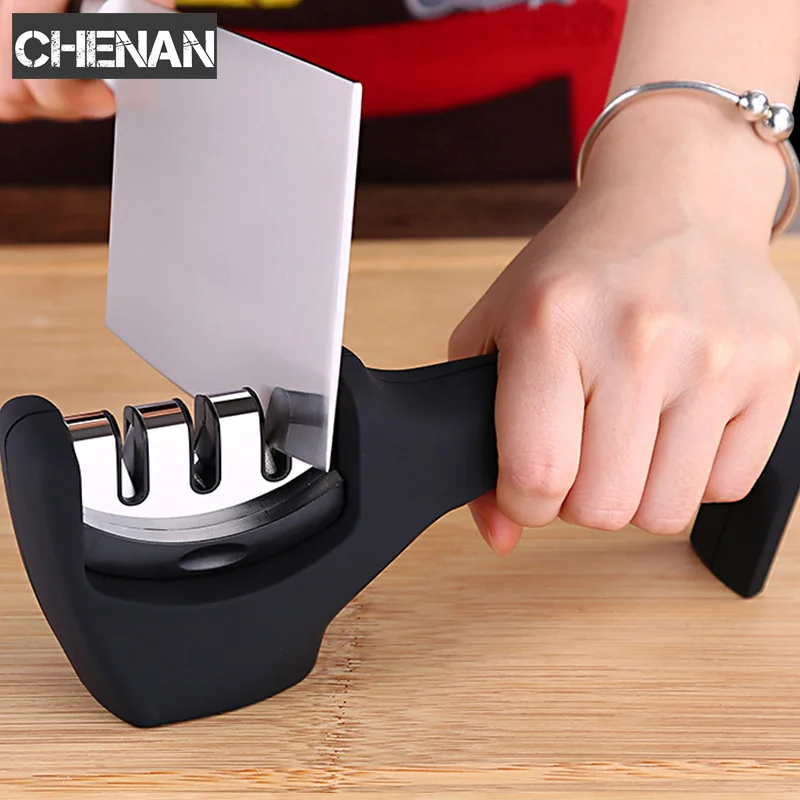 

Professional Knife Sharpener Diamond Stainless Steel sharpening Tool Carbide Ceramic Kitchen Tools Sharpening Stone