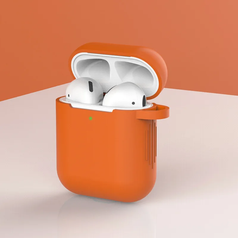 Аксессуары для наушников чехол Airpods Apple силиконовый Airpod беспроводных