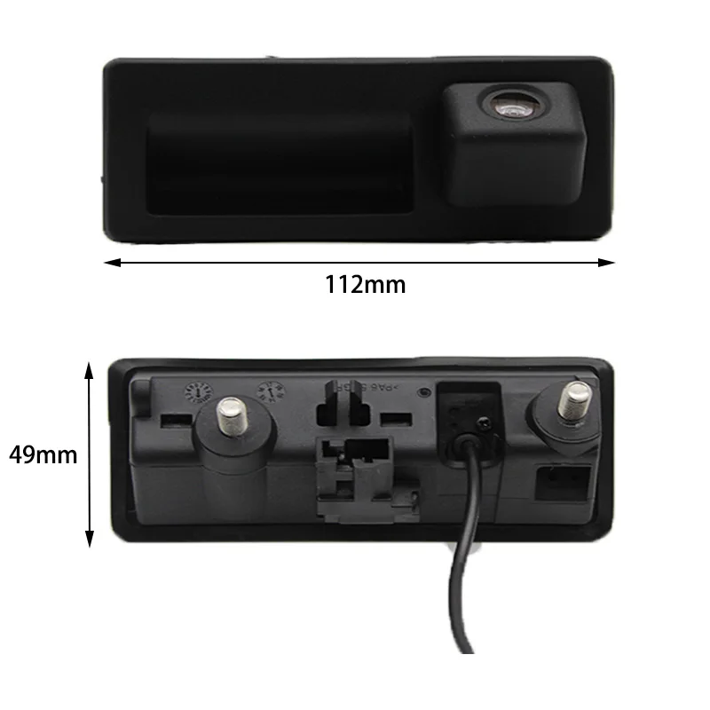 LiandLee Car Trunk Handle Rear View Reversing Parking Camera For Audi A6 C7 4G 2011~2018 (4)