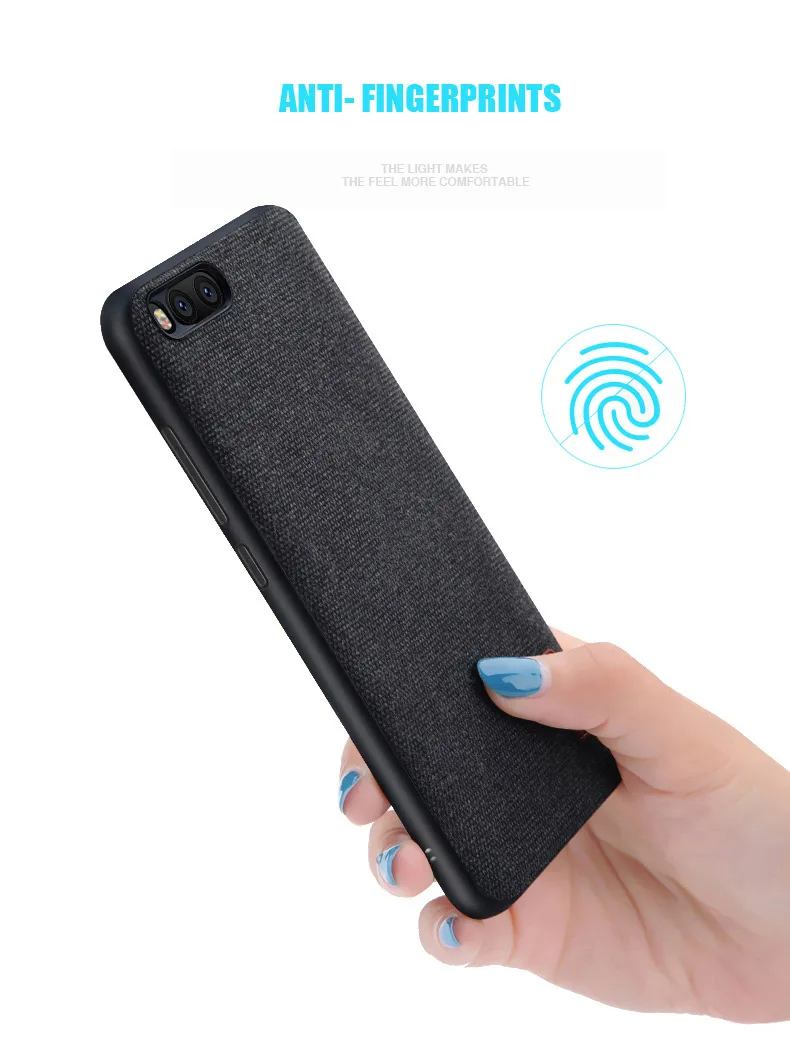 xiaomi leather case chain for xiaomi mi note 3 case cover MOFI mi note 3 Fabrics Back Cover Case mi note 3 Soft Silicone edge textile full Cover Case capa leather case for xiaomi