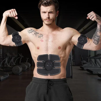 

Unisex EMS Wireless Muscle Stimulator Trainer Smart Fitness Abdominal Training Electric Weight Loss Stickers Body Slimming Belt