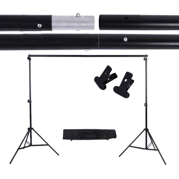 

2*3m/6.6*9.8ft Photography Background Backdrop Support Stand for Photo Video Studio Product Portrait Photography Accessories
