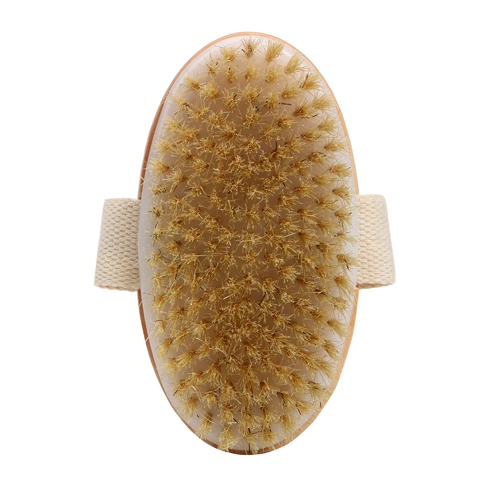 HOOMIN мягкие щетки с щетиной Спа скруббер сухая кожа щетка для тела ...
