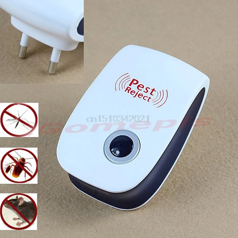 font b Electronic b font Ultrasonic Anti Mosquito Insect Mouse Pest Repellent Repeller EU Plug