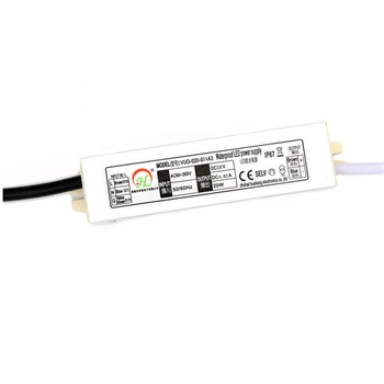 

CLAITE DC12V DC24V 20W Waterproof Power Supply Lighting Transformer LED Driver Adapter Switching for Outdoor Use LED Strip