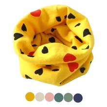 Scolour/Новинка года; сезон осень-зима; воротник Детский шарф для мальчиков и девочек; хлопковые шарфы с круглым вырезом