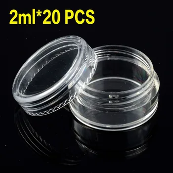 

20 Pcs 2ml 3ml 5ml Cosmetic Empty Jar Pot Eyeshadow Makeup Face Cream Container Mini Box MK295
