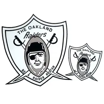 

THE OAKLAND RAIDERS large Embroidered backing punk biker Patches Clothes Stickers Apparel Accessories Badge