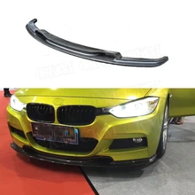 3 серии углеродное волокно передний спойлер для BMW F30 F35 M Sport 320i 325i 328i 330i 335i 2012- в стиль бампер Защита подбородка