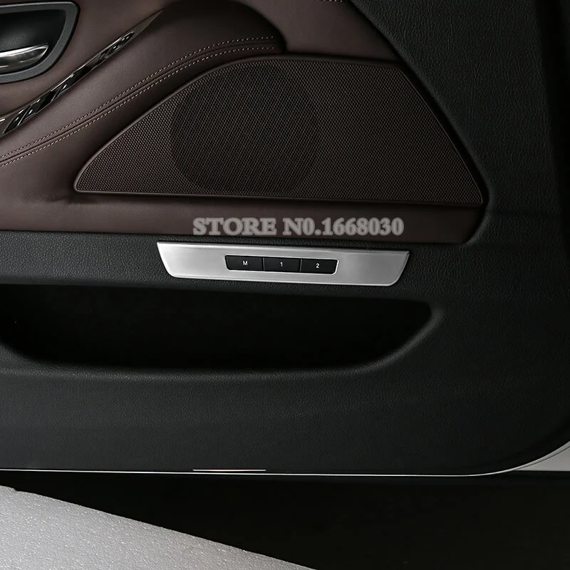 

For BMW 5 Series F10 F11 Interior Seat Memory Button Cover Trim 2011-2016 1pcs