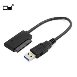 USB 3,0 Micro SATA 7 + 9 16 Pin 1,8 "под углом 90 градусов жесткий диск драйвер SSD адаптер кабель 10 см