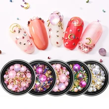 1 Jar Mixed Form 3D Kristall Steine Für Nagel Kunst Dekorationen Glitter Jewel Perlen Diy Diamant Kristall Strass Für Nägel kunst