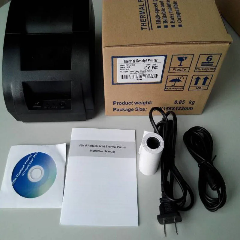 Pos термальный 58 мм чековый принтер usb порт 589KU высокая производительность