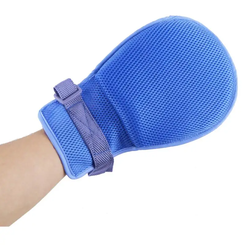 

1 pair Medical Patients in Bed elderly paralyzed limbs bound a fixed body constraints glove hand belt Limb restraint strap