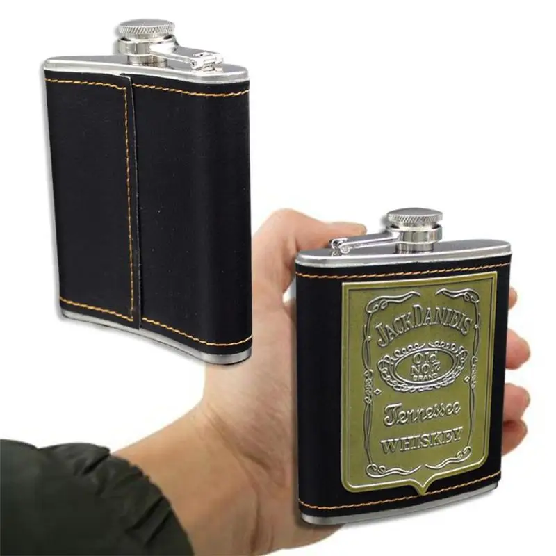 Foreskin 7 Ounce Whiskey Bottle Alcohol Hip Flask Steel Hip Stainless