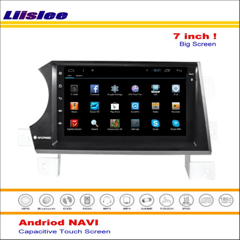 Perfect Liislee Car Android GPS Navigation System For SsangYong Actyon / Korando 2006~2016 Radio Stereo Video Multimedia No DVD Player 2