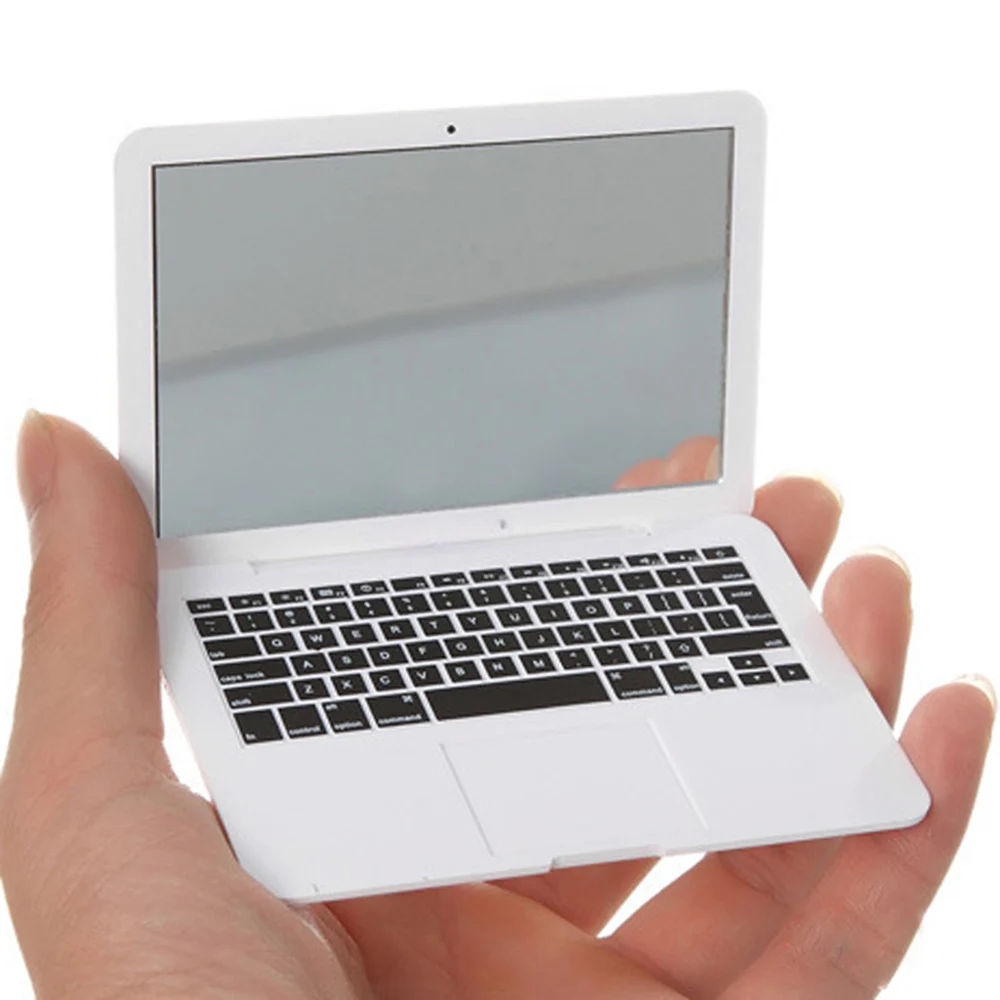 

Laptop Model Cute Mini Women Girls Pocket Makeup Mirror