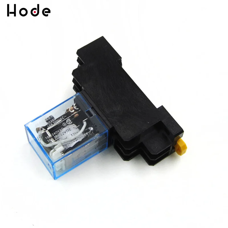 12 В AC катушка реле питания LY2NJ DPDT 8 Pin HH62P JQX 13F с гнездом|Реле| |
