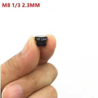 

Mini M8 1/3'' 2.3mm FOV 145 Degree Wide Angle IR Blocked FPV Camera Lens