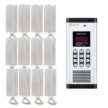 Новое поступление Невидимый дверной для системы домофона. для возраста от 12 до квартиры аудио дверной телефон, разблокировка пароля функция