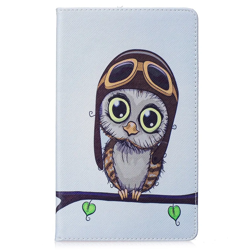 

For Amazon Kindle Fire HD 7 2017 Smart Flip Folding Leather Stand Tablet Case Protective Shell/Skin Simple And Fashion R0415