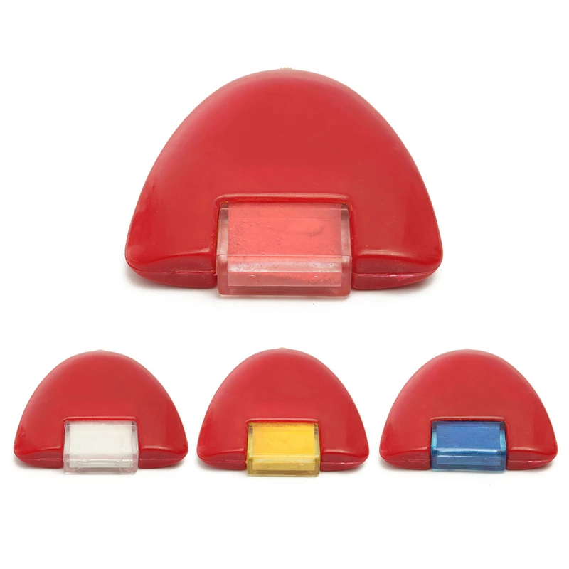 1Pcs 4 Colors DIY Sewing Tool Triangular Chalk Wheel Tailor's Chalk Sewing Clothes Markers Accessory Red White Blue Yellow felt needle art