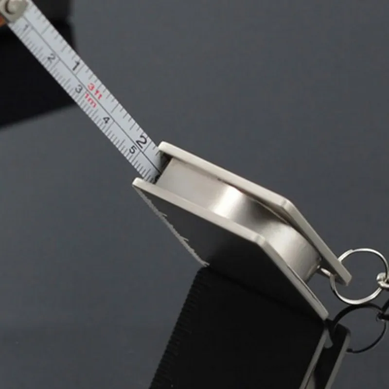 Креативный портативный металлический измерительная рулетка многофункциональный брелок для ключей брелки для ключей ключи от машины брелок кольцо для ключей автомобиля брелок кольца