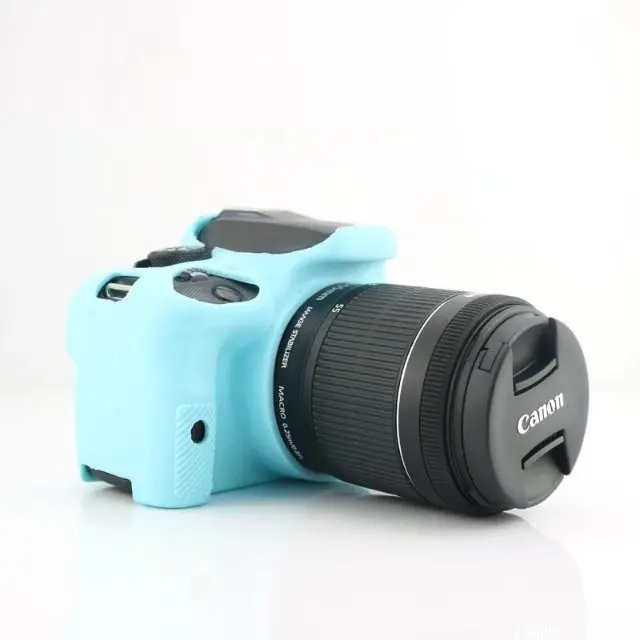 Силиконовый чехол TPU резиновый гелевый защитный чехол для камеры для DSLR Canon 100D