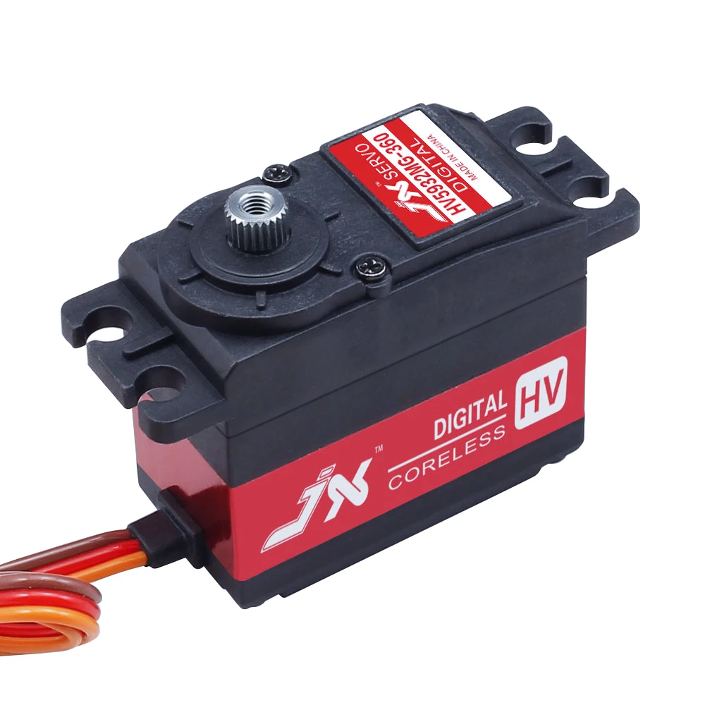 Graus de Controle Servo para rc Ângulo Alta Precisão Metal Engrenagem Digital Coreless Carro Rastreador Barco jx Pdi-hv5932mg 32 kg 360 8 Peças e Acessórios