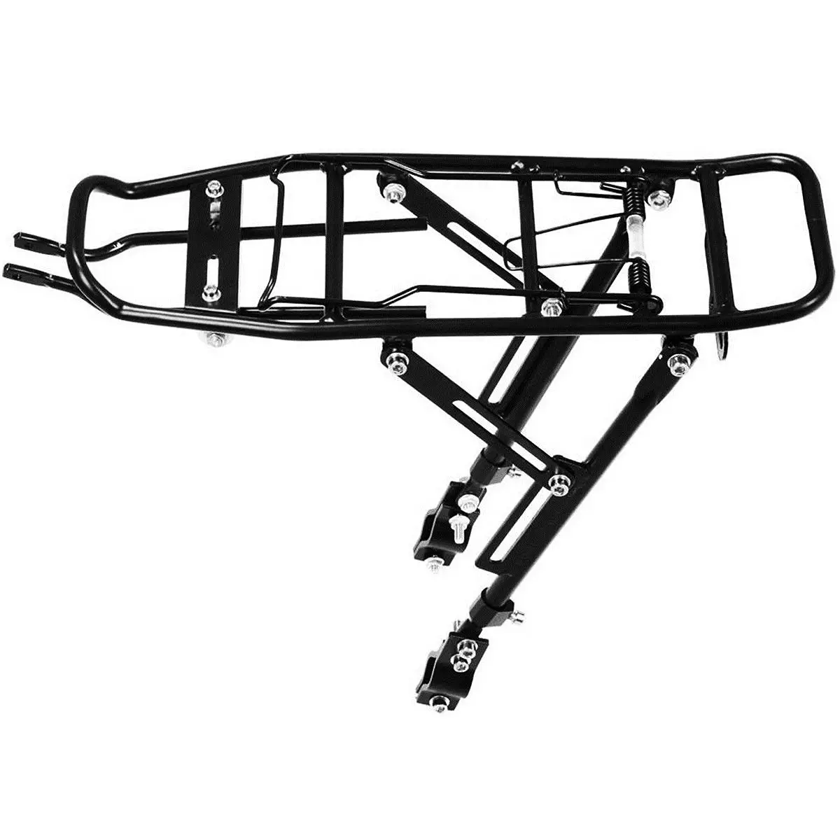 

Alloy Rear Bicycle Pannier Rack Carrier Bag Luggage Cycle Mountain Bike Black