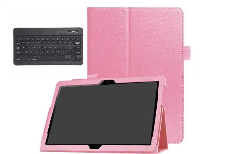 Покрытие клавиатуры Bluetooth из искусственной кожи Складной футляр для lenovo TAB E10 TB-X104F 10,1 дюймовый планшет выпуска защитной оболочки - Цвет: Keyboard Case