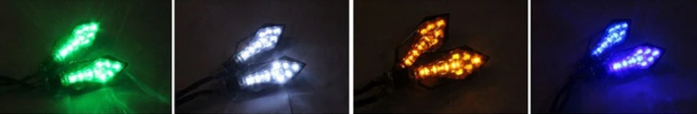 4 шт. поворотники мотоциклы дымчатые стрелы хвост мигалка тормозной индикатор светильник направление Водонепроницаемый светодиодный мигалка Стоп сигнал